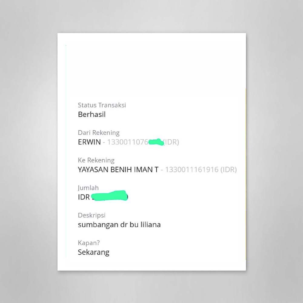 Terima kasih Ibu Liliana